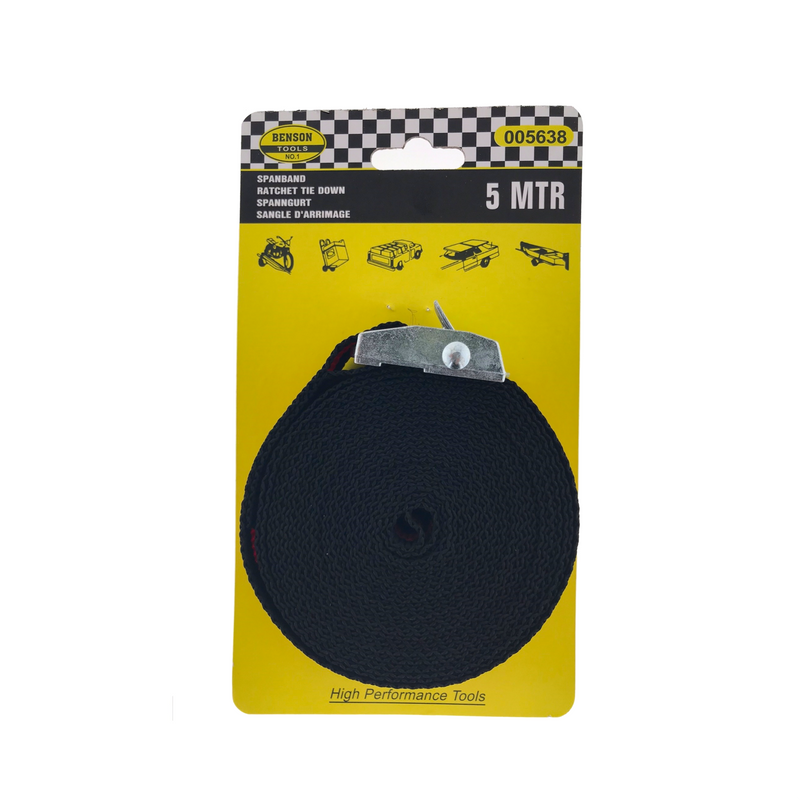 Benson Spanband Black 5 metros