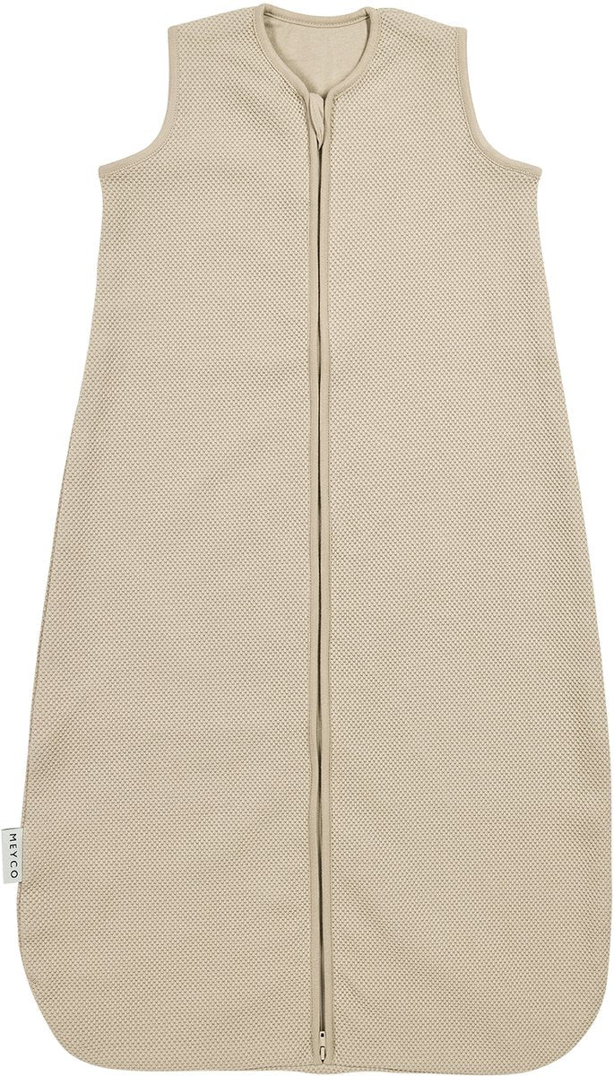Saco de dormir clásico para bebé Meyco baby studio collection - arena - 110 cm - 1,0 tog