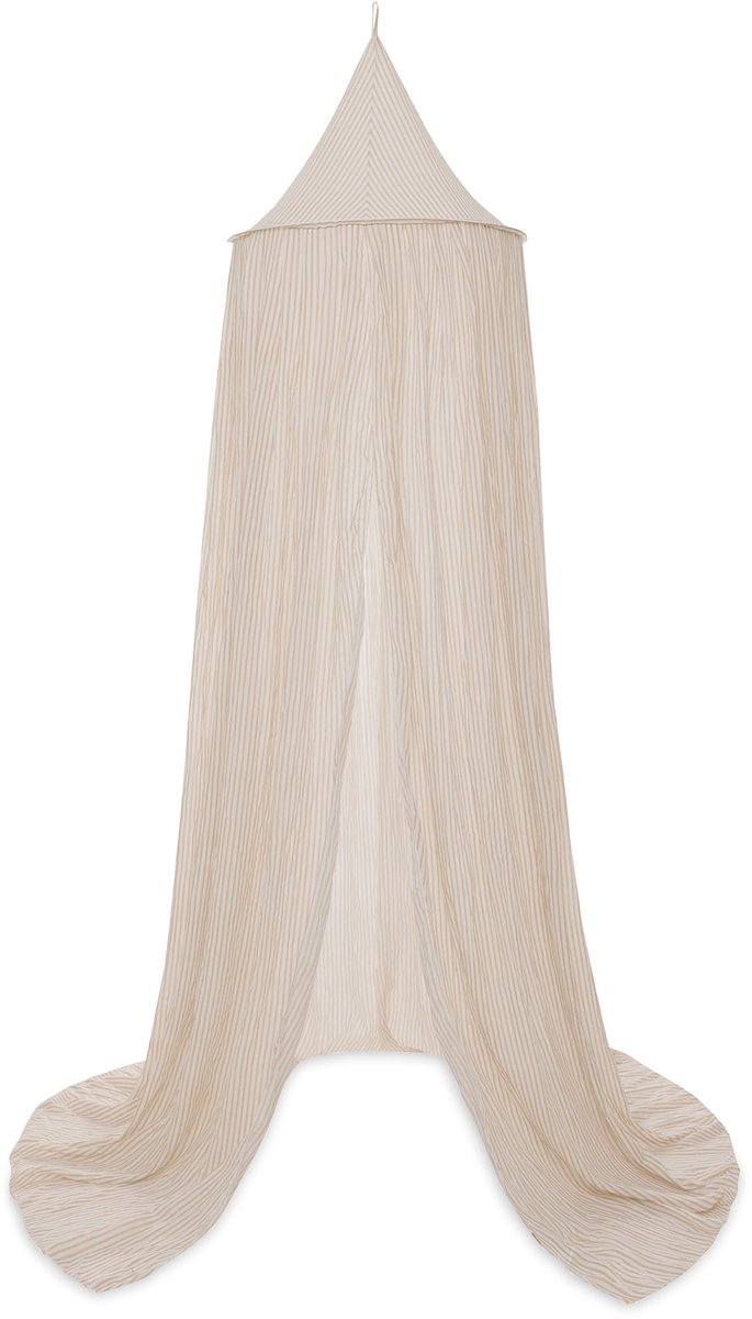 Zanzariera Jollein 245 cm a strisce avena nocciola