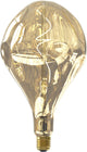 Calex organic evo xxl champagne - e27 led lamp - filament lichtbron dimbaar - 6w - warm wit licht