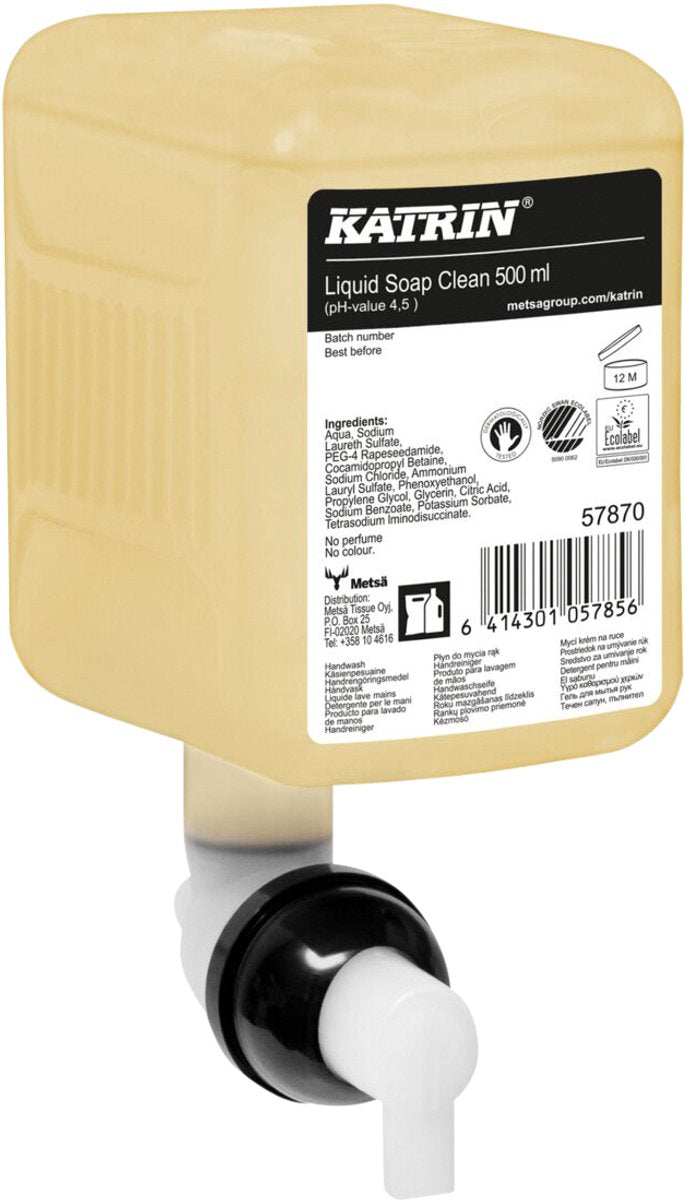 Katrin jabón de manos líquido limpio 500ml