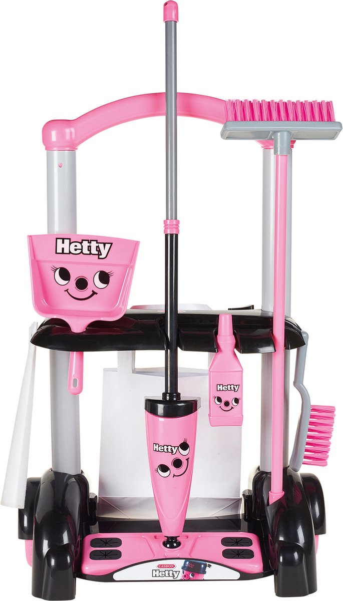 Casdon hetty cleaning trolley - toy cleaning set