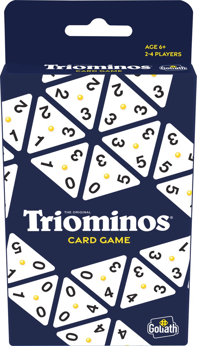 Juego de cartas goliath triominos - juego de cartas - triominos con cartas - fácil de llevar
