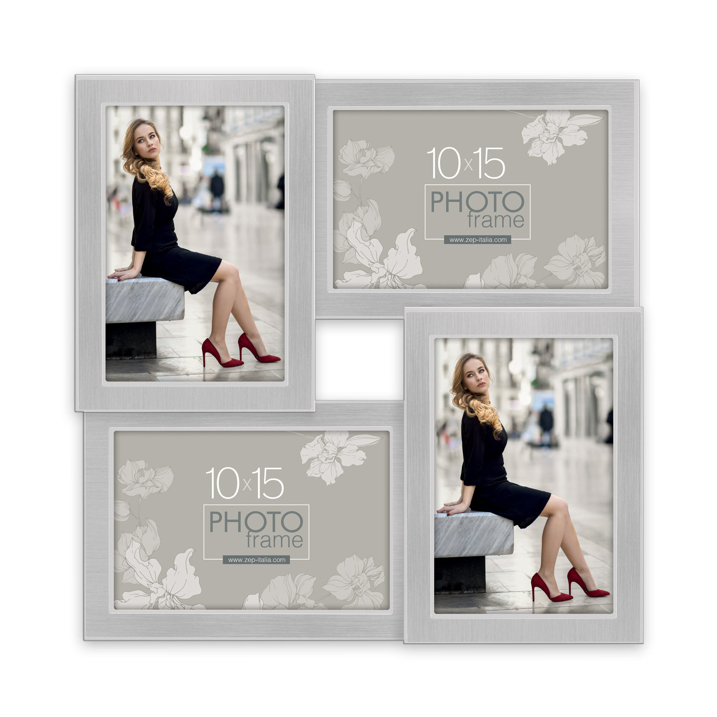 Zep fotolijst s4044 olimpia silver 4q 4x10x15 cm