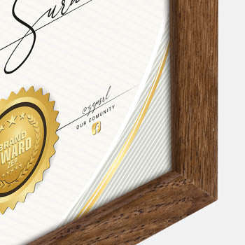 ZEP V4721N Certificato Brown 21x29,7 cm