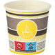 Vasos de papel estrella 100 ml 80uds