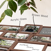 ZEP Multi Photo Frame MP150 Estocolmo de marrón oscuro 8x10x15 cm - afbeelding 8