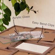 ZEP Multi Photo Frame MP150 Estocolmo de marrón oscuro 8x10x15 cm - afbeelding 9