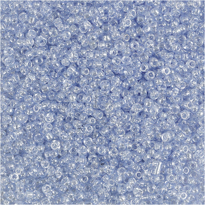 Rocailles dell'azienda Creativ, d 1,7 mm, misura 15 0, misura del buco 0,5-0,8 mm, azzurro, 25 g 1 scatola