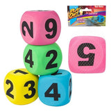 Toi-Toys Out Foam Dobbelsteen, 10cm - afbeelding 1