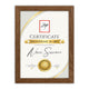 Certificato zep v4729n marrone 29.7x42 cm