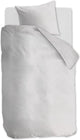 Ambiante cotton uni dekbedovertrek - effen - eenpersoons - 140x200 220 - wit