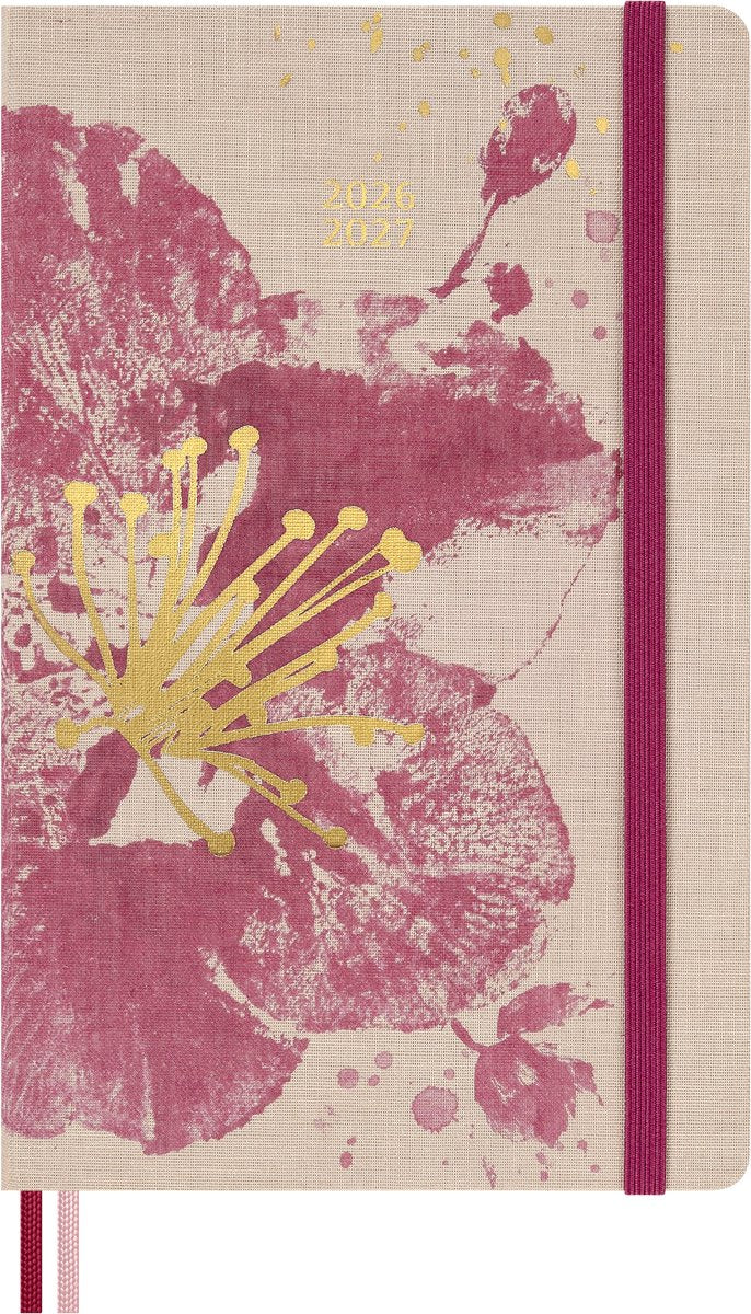 Moleskine 18 month diary - 2026 27 - sakura - weekly - large