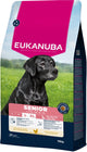Eukanuba senior - cibo secco per cani - pollo - 15kg - razze grandi