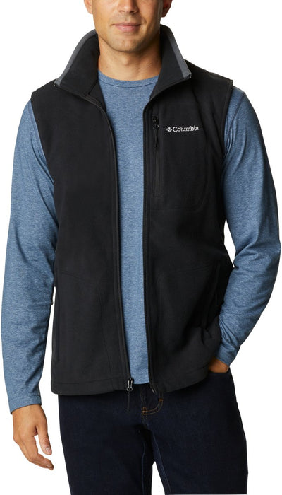 Columbia fast trek™ fleece vest Chaleco de exterior para hombre - negro