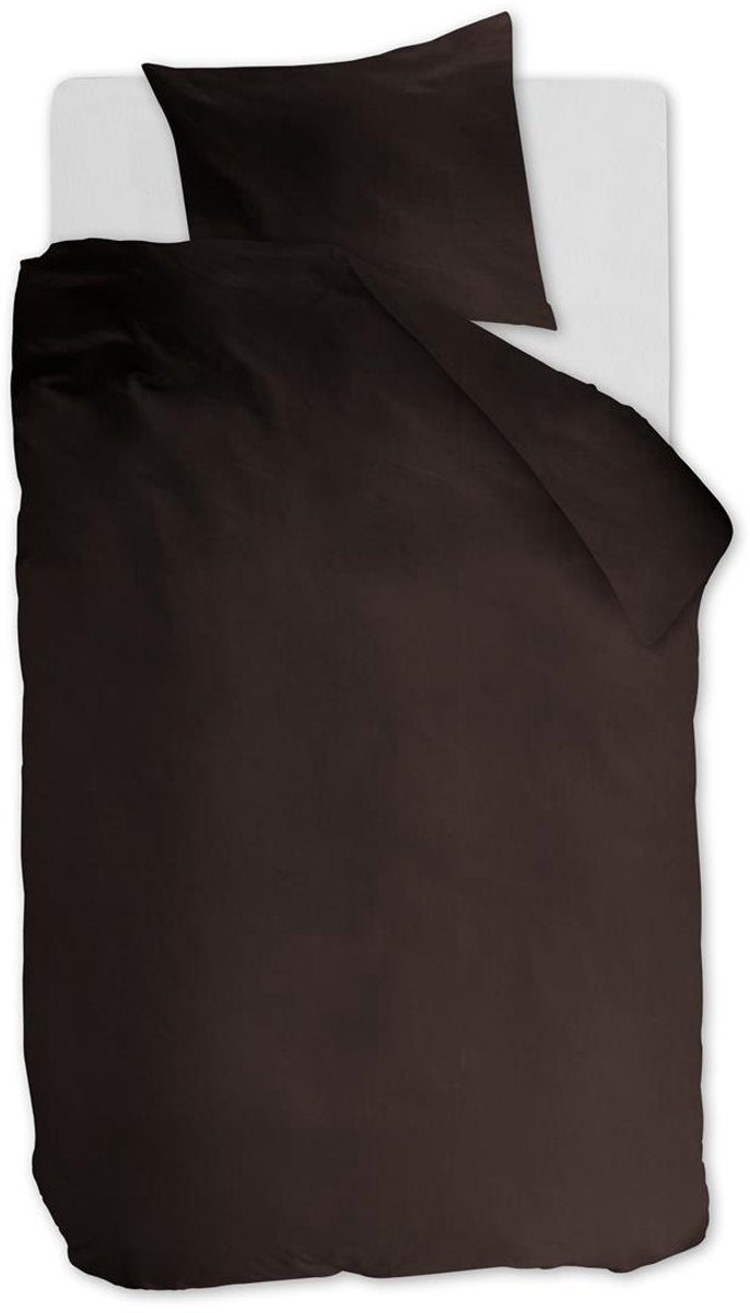 Copripiumino Ambiante cotone uni - tinta unita - singolo - 140x200 220 cm - marrone