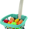 Ecoiffier Winkeltrolley con fruta, 14dlg.