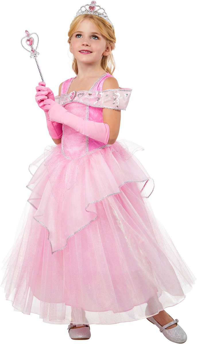 Disfraz infantil princesa rubíes rosa - - talla 7-8 años
