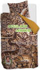 Freek spark sssleep simpatico copripiumino - singolo - 140x200 - marrone