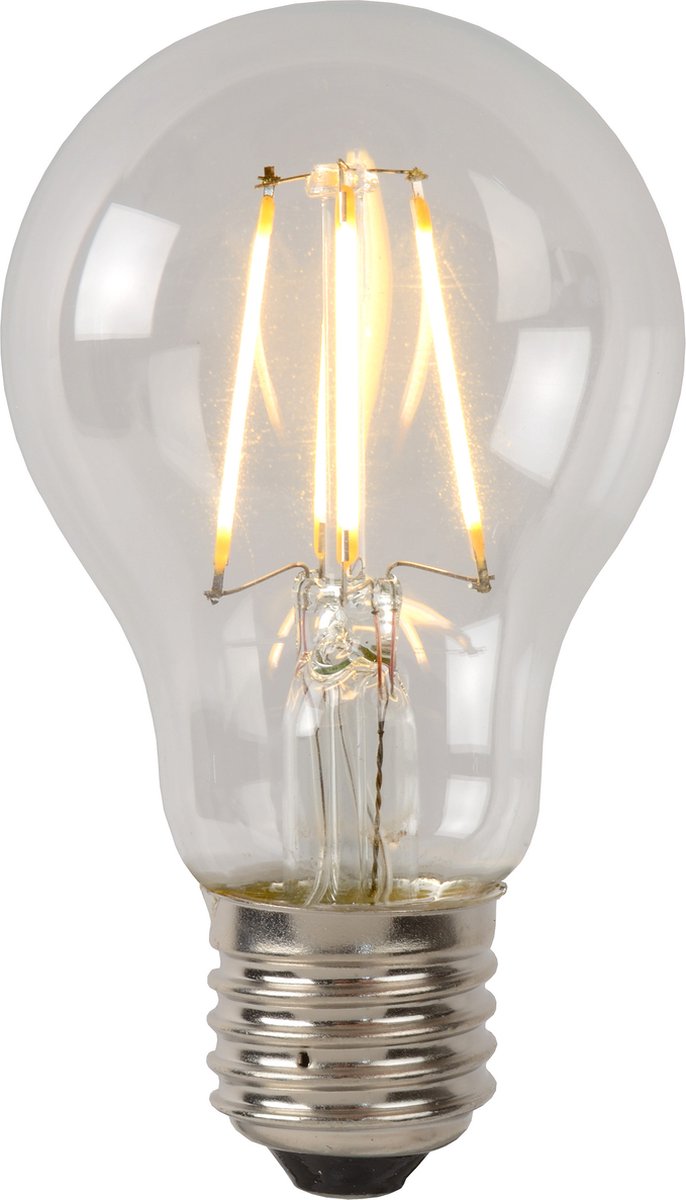 Lucide a60 class a - filament lamp - ø 6 cm - led - e27 - 1x7w 2700k - transparant