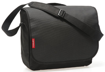 Nuevo bolso de hombro de cameo de mensajero de Looxs: negro, poliéster, velcro, 12l, 38x29x11cm, restablecimiento de agua