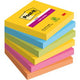 Notes post-it super adesivo 76x76 6 pezzi