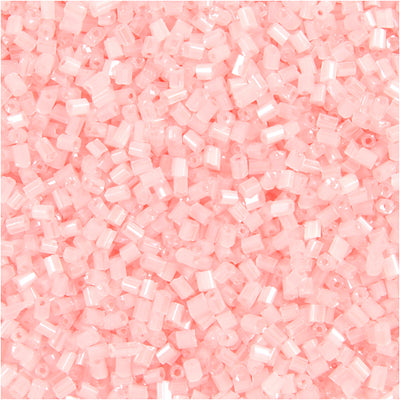 Rocallas Creativ Company 2 cortes, d 1,7 mm, tamaño 15 0, medida agujero 0,5 mm, rosa transparente, 25 g 1 caja