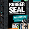 Bison rubber seal reparatiekit - reparatieset met coating op rubberbasis voor het afdichten, dakgoot repareren, waterdicht maken, beschermen en repareren, binnen en buiten, 750ml pot