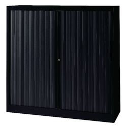 Armadio con ante a rulli bisley eurotambours plus 120x43x118,1 cm nero