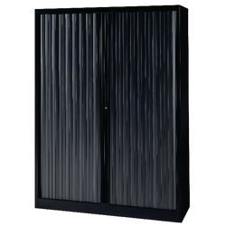 Armadio con ante a rulli bisley eurotambours plus 120x43x163,7 cm nero