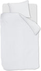 Funda nórdica de cambio Beddinghouse - liso - individual - 140x200 220 cm - blanco