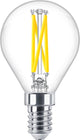 Philips led philips master led e14 kogel filament helder 2.5w 340lm - 922-927 dim to warm | beste kleurweergave - dimbaar - vervangt 25w