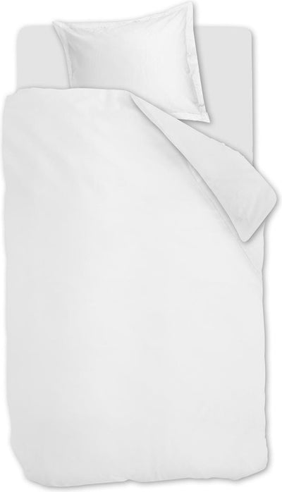 Copripiumino lucido Beddinghouse - tinta unita - singolo - 140x200 220 cm - bianco