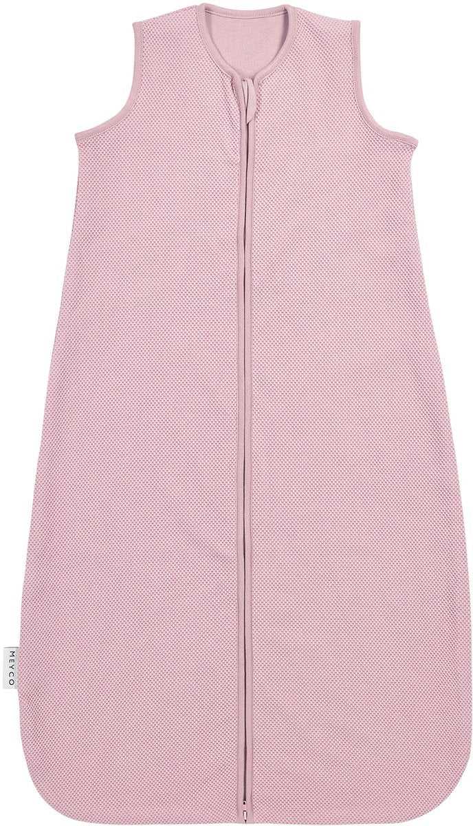 Saco de dormir clásico para bebé Meyco baby studio collection - rosa violeta - 90 cm - 1,0 tog