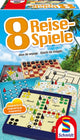 Schmidt ® - bordspel - reisspelletjes - 8 spellen - spellenverzameling - geschikt voor kinderen vanaf 6 jaar - 1-4 spelers