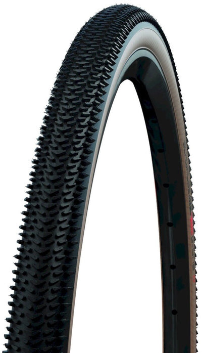 Folding band Schwalbe G-One Allround Raceguard 28 x 1.35 35-622 mm-Bronze Sidewall