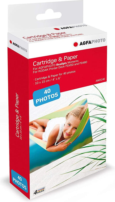 Agfaphoto amoc40 amoc40 cartridge for photo printer 1 piece(s)