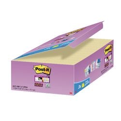 Blocco note autoadesivo post-it 24 x 90 fogli 47,6 x 47,6 mm bianco canarino