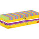 Post-it value pack: ® super sticky notes -neon oranje, neon groen, fuchsia, mediterraan blauw, 76mm x 76 mm, 21 blokken + 3 gratis