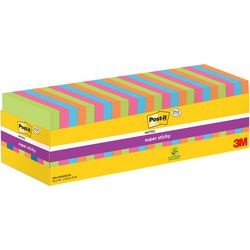 Super sticky notes post-it 654ssvp24coleu