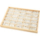 Creative Company Wooden Letter perle bianche A-Z, 750st.