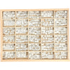 Creativ Company Wooden Letter Beads White A-Z, 750st.
