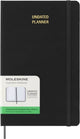 Agenda sin fecha Moleskine - semanal - grande - negro