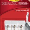3m 1060951 - ganchos de alambre blanco cmnd, pequeños, paquete de 3hks + 4s | 12 piezas