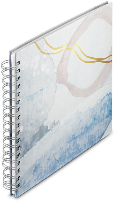 Álbum de fotos en espiral Hama - acuarela - 28x24 - 50 páginas - azul