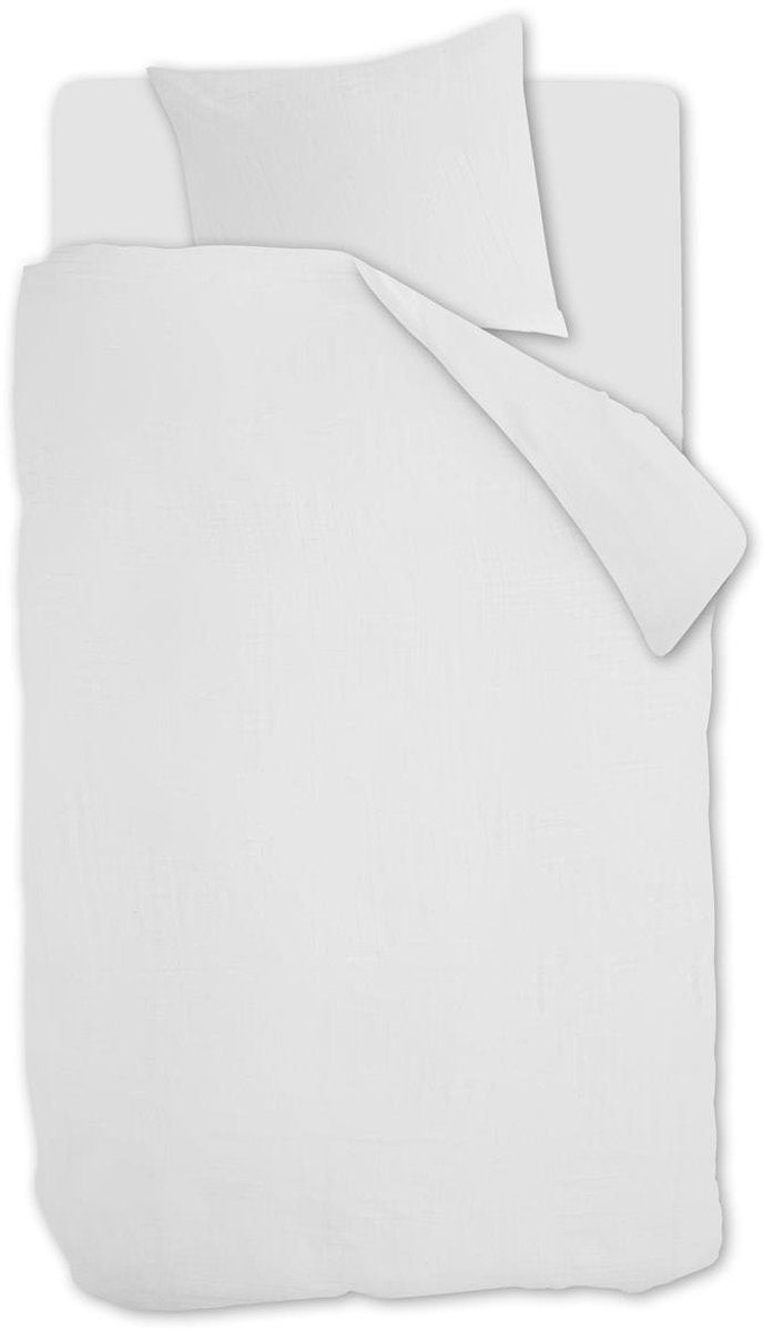 Funda nórdica Beddinghouse pure - liso - individual - 140x200 220 cm - blanco