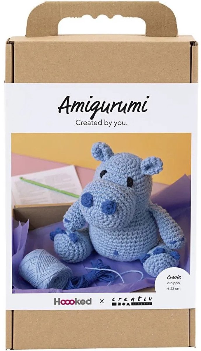 Creativ company hobbyset amigurumi nijlpaard