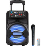 Idance boombox + wielen + microfoon - afbeelding 2