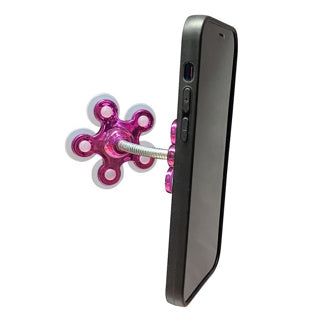Pink di aspirazione del supporto per telefono