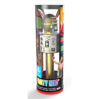 Micrófono de fiesta bluetooth Idance dorado | 2 piezas